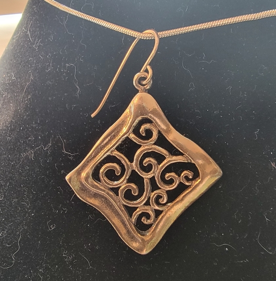 Shablool Didae .925 Sterling Silver Israel Dangle Earrings - Picture 2 of 7